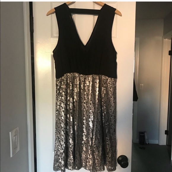🆕 NWT • TORRID •Size 14 Black/Silver Sequin Dress - Picture 3 of 7